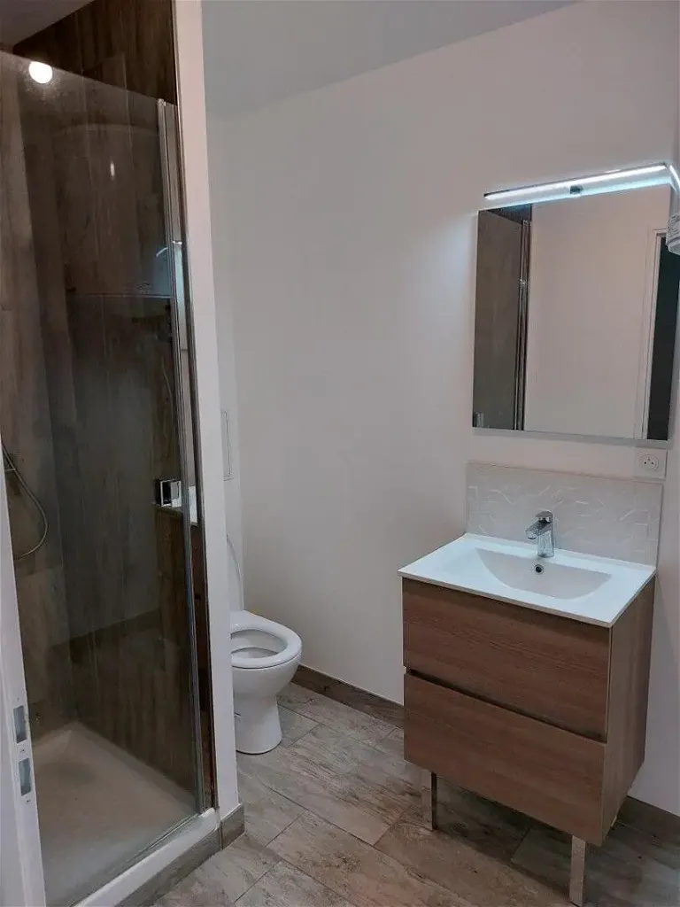 Bathrooms - Bright Studio with Parking in Lagnieu