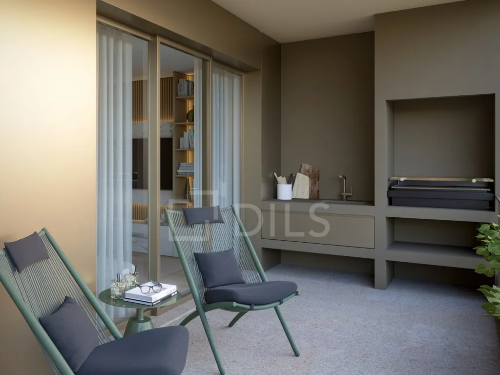 Terrasse - T1 Apartment with Balcony in Praia da Rocha