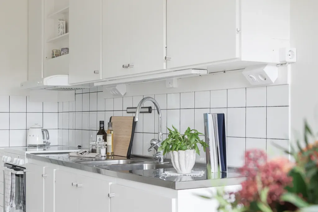 Cuisine - Apartment with Garden Terrace in Köpingebro