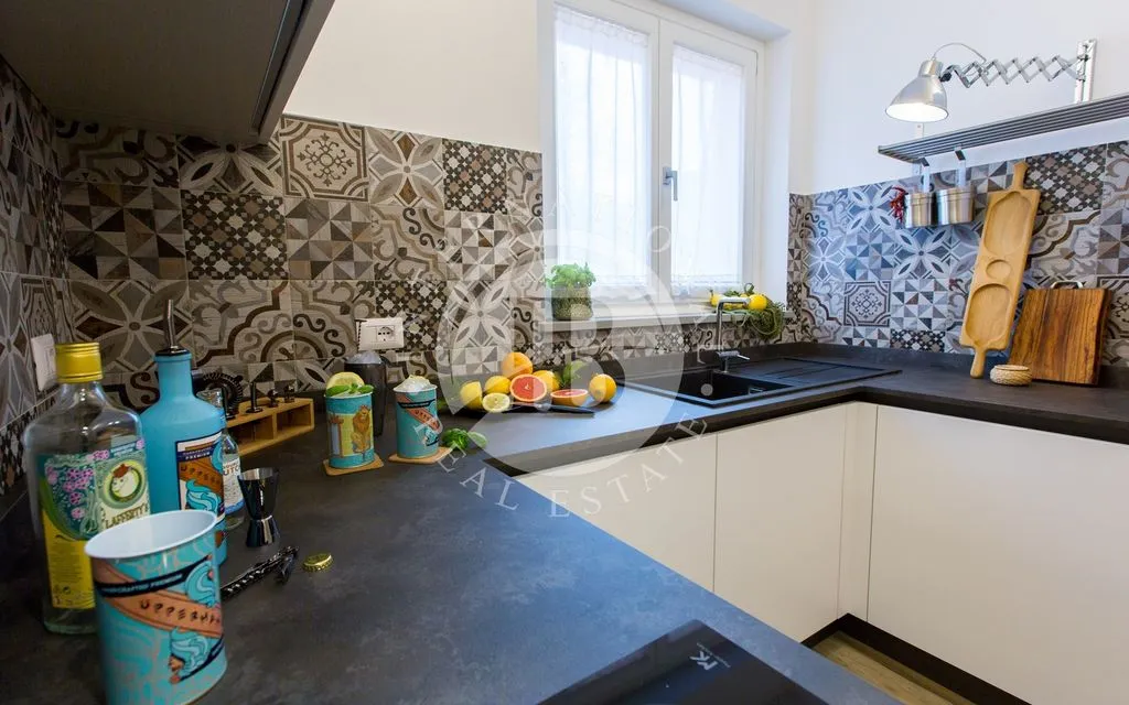 Küche - Luxury Apartment with Terrace in San Gimignano