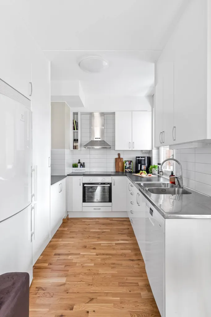 Cuisine - Modern Flat with 20 m² Balcony in Uppsala