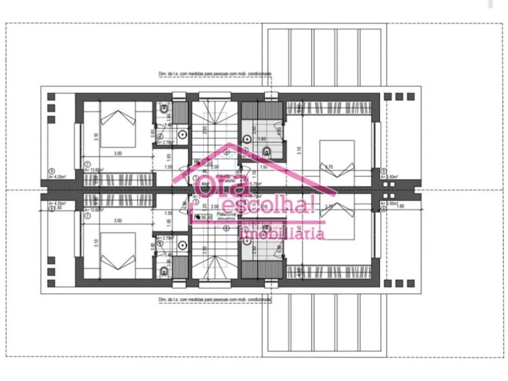 Plan - Luxury Semidetached House with Pérgola in Seixal