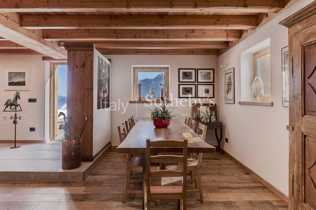 Salle à manger - New Chalet with Dolomites View in Brenta