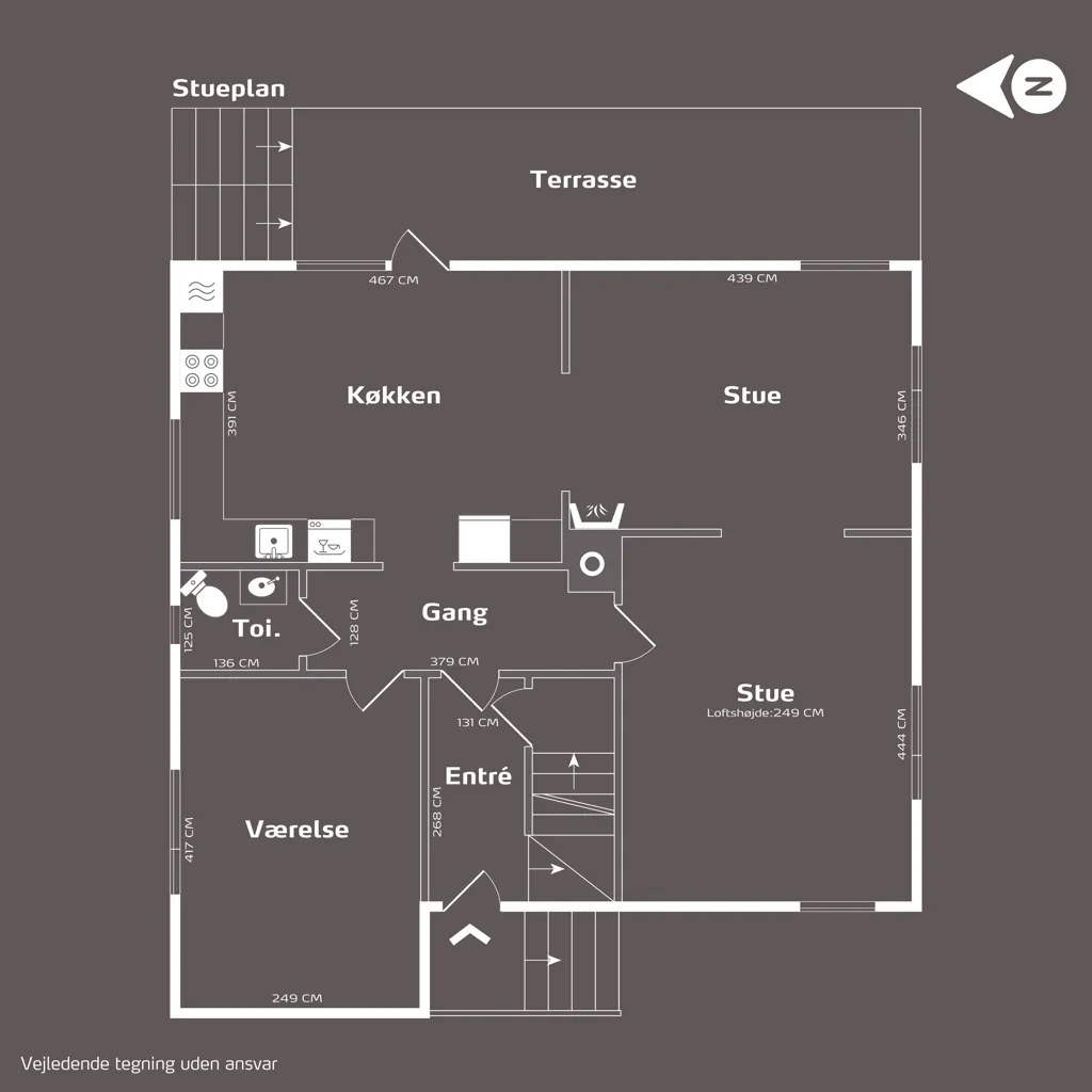 Plan - Classical Villa with Garden in Silkeborg Sydby
