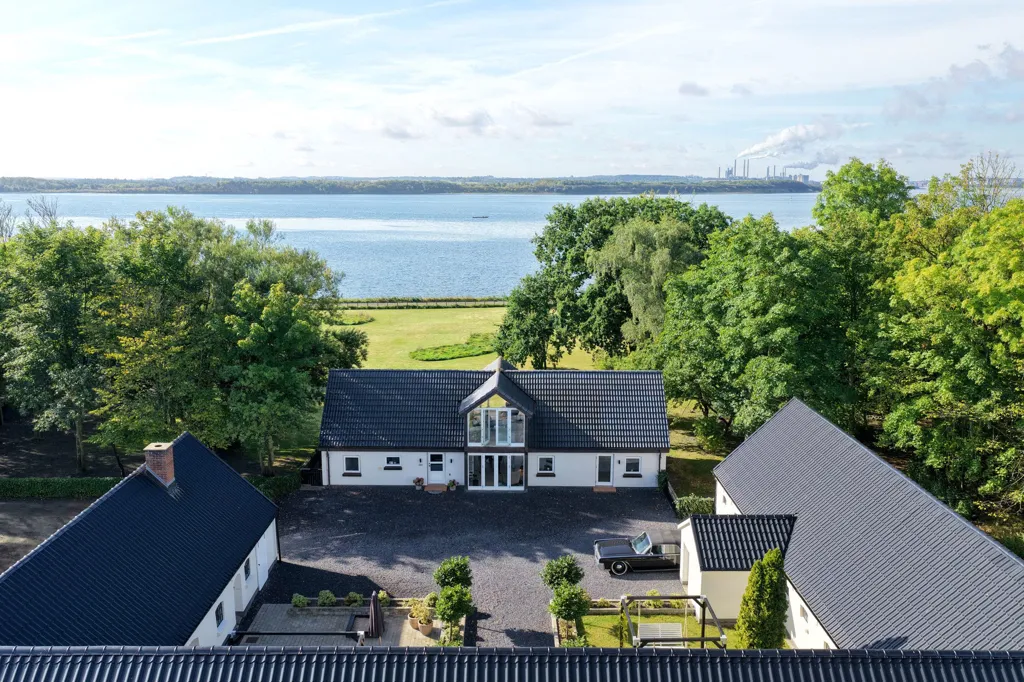Vue aérienne - Historic Villa with Garden in Vodskov