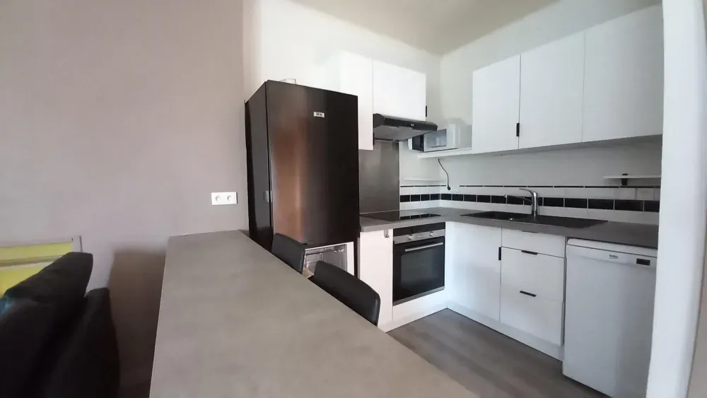 Cucina - Furnished Flat with Kitchen in Nantes Zola