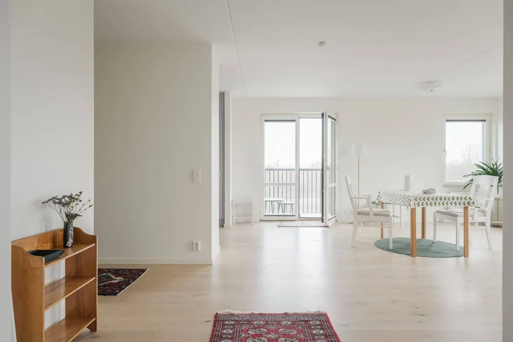 Soggiorno - Corner Flat with Two Balconies in Aromalund, Lund