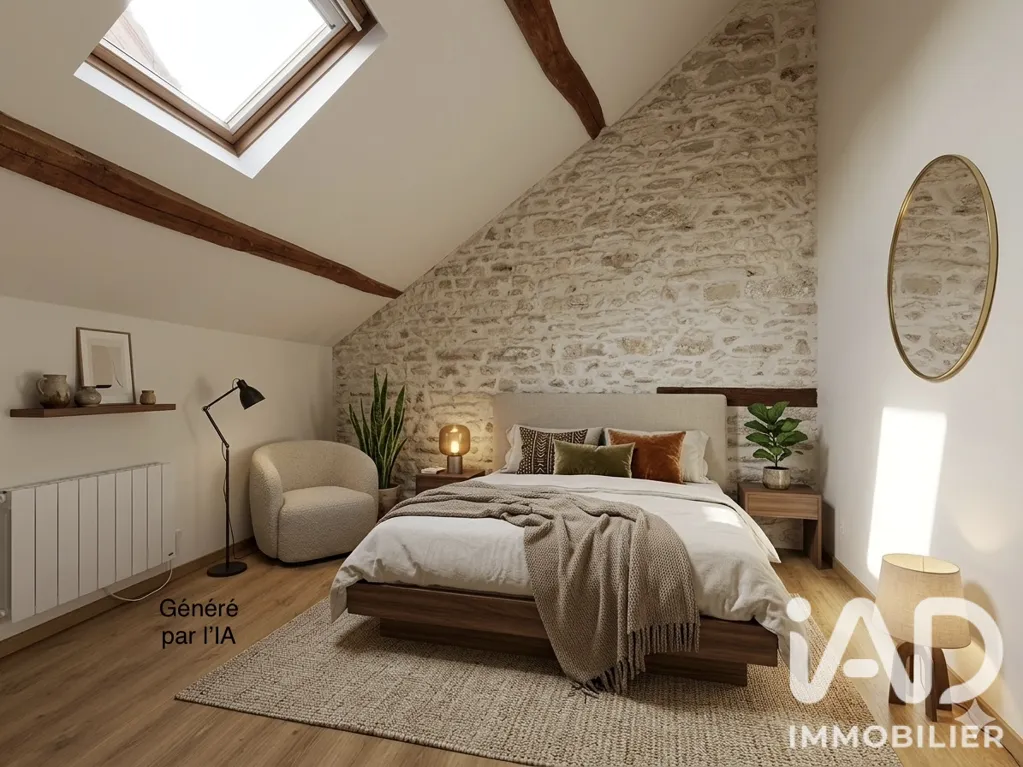 Camere da letto - Duplex in Renovated Farmhouse in Guerville