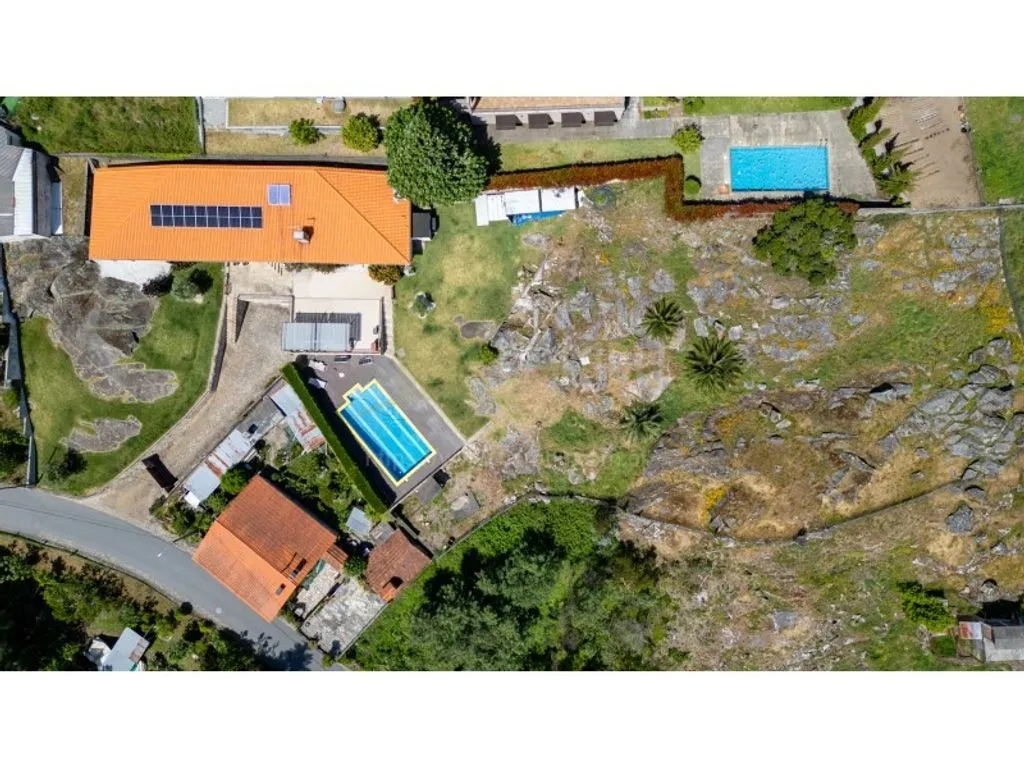 Aerial - Luxury House with Mountain View in Caminha