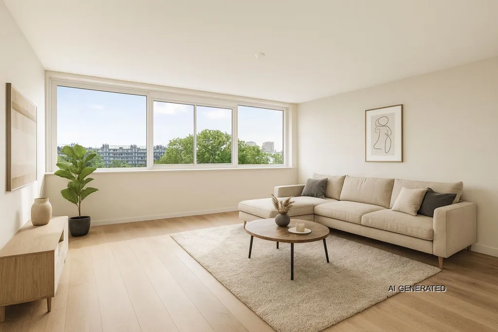 Séjour - 4-Bedroom Apartment with Balcony in Overvecht