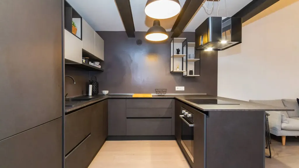 Köök - Loft with Solar Panels in Corso Verona, Turin