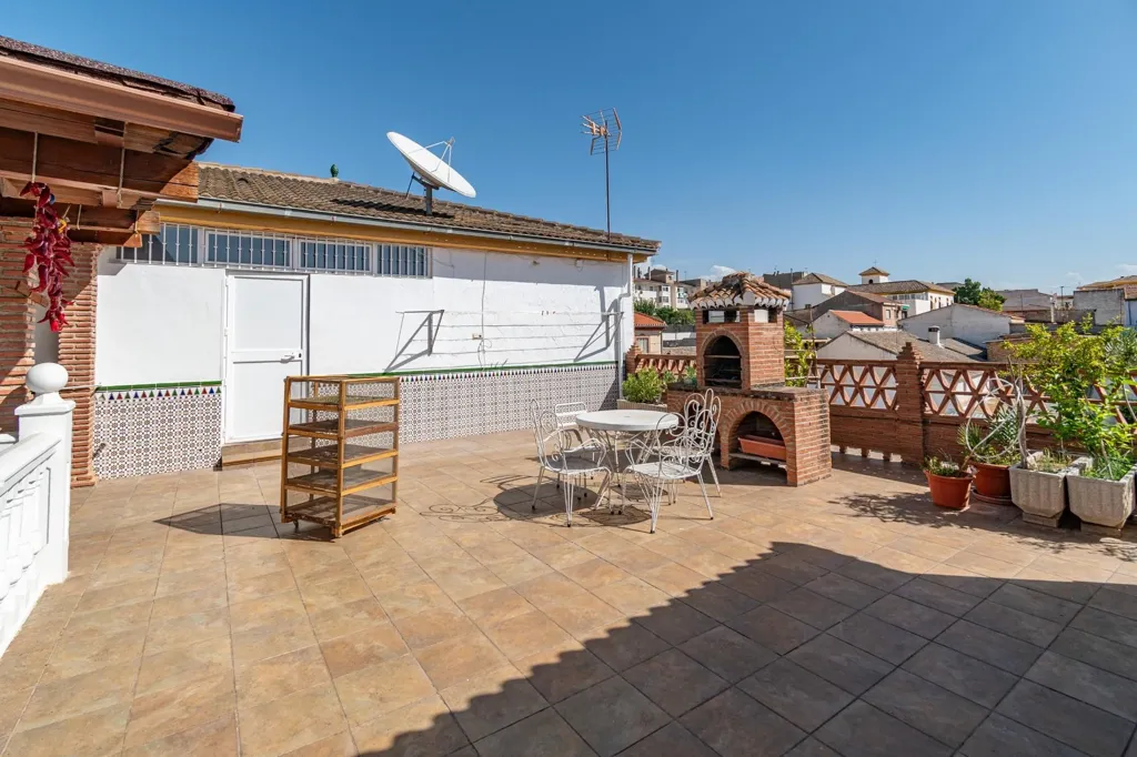 Terrass - Corner House with Pool in Atarfe