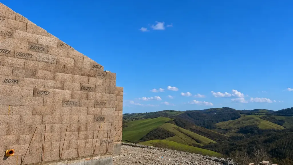 Garden - New Villa with Mountain View in Talignano