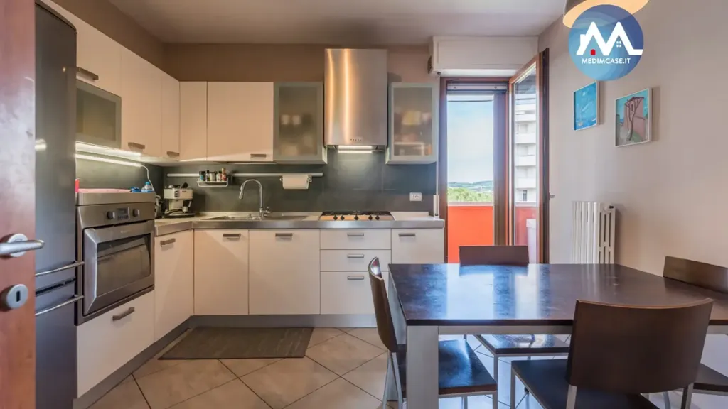 Kitchen - Trilocale with Balcony in Pesaro