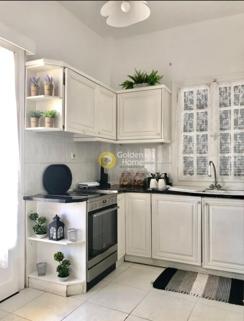 Kitchen - Sea View Apartment in Hermoupolis, Syros