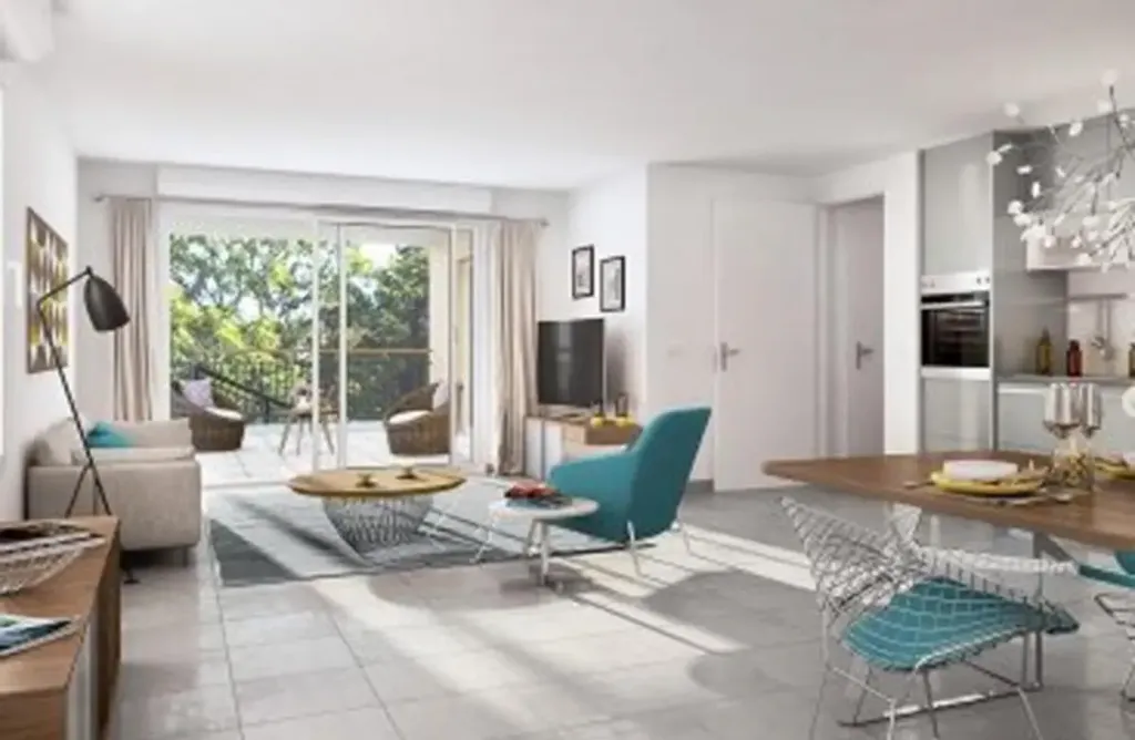 Séjour - Appartement 5 pièces à Aix-les-Bains