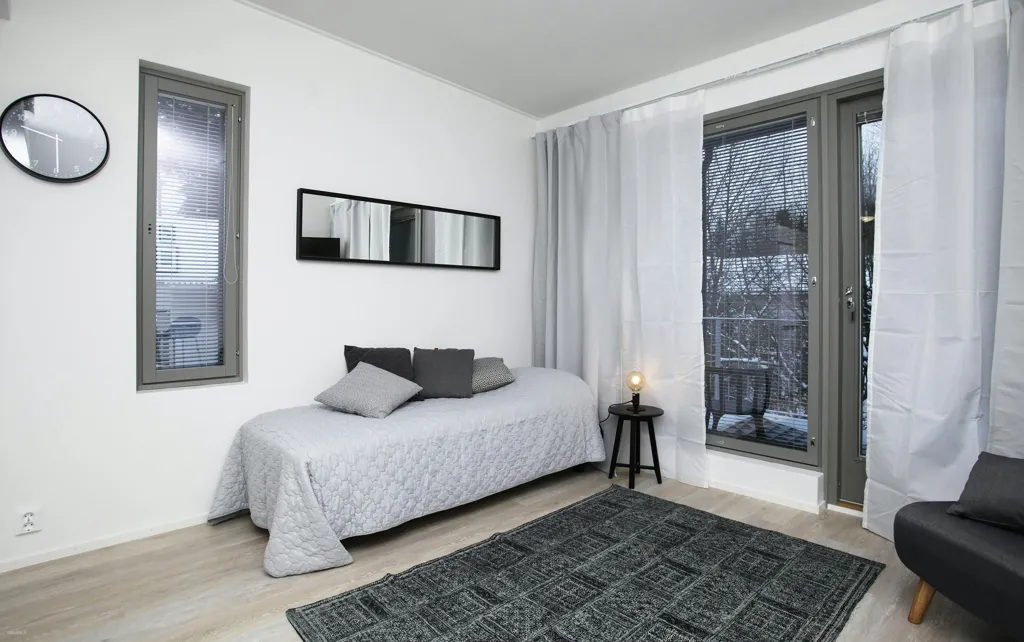 Camere da letto - Compact Studio with South Balcony in Vantaa