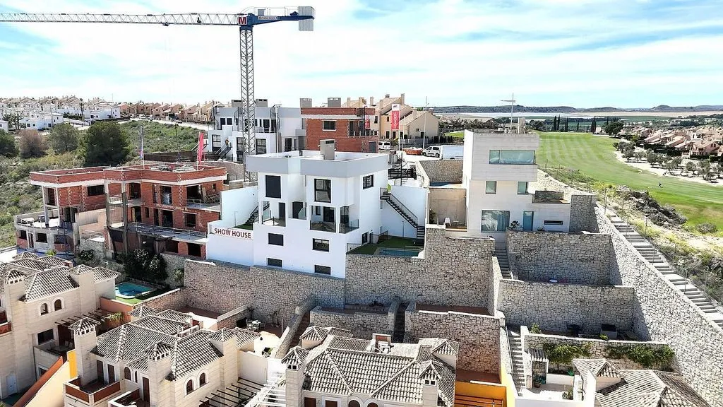 Õhuvaade - Modern Mediterranean Chalet with Golf Course View in Algorfa