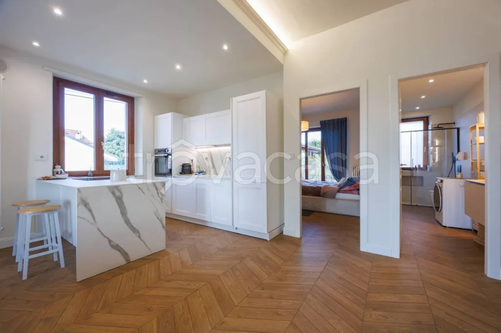 Köök - Villa with Private Garden in Trofarello
