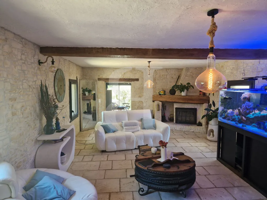 Séjour - Villa avec Piscine à Nyons
