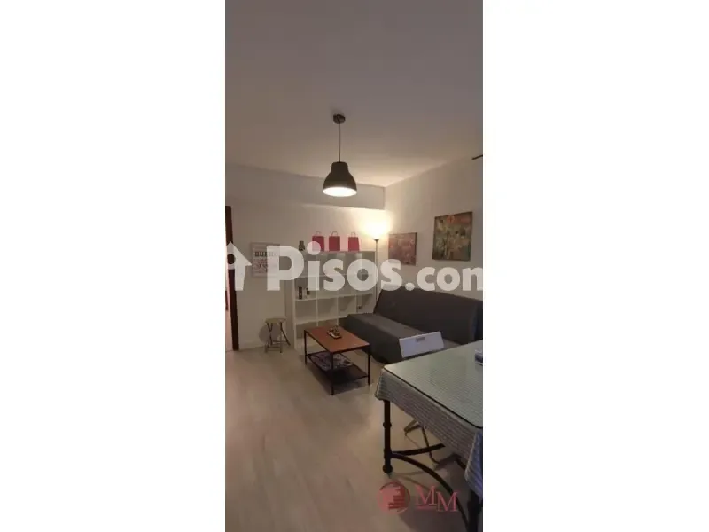 Living Room - Furnished Flat with Balcony in Ciudad Jardín