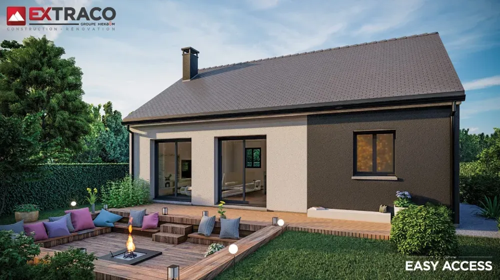 Maison à Construire avec Jardin à Le Manoir