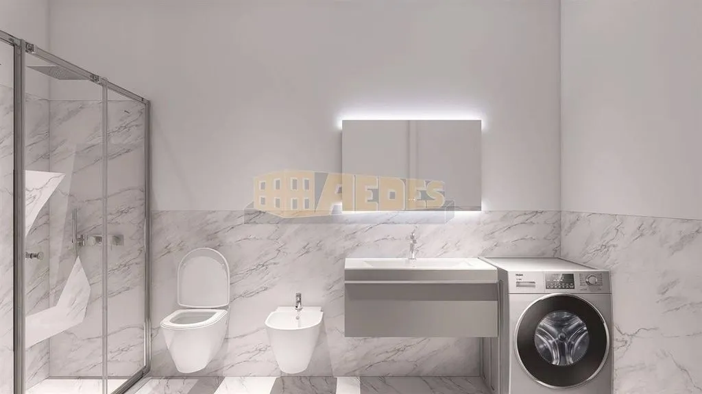 Bathrooms - Luxury Apartment with Panoramic Terrace in Monza