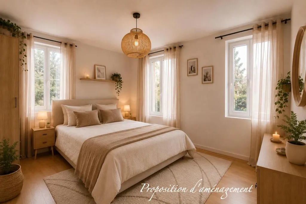 Chambres - Maison en Pierre avec Jardinet à Haravilliers