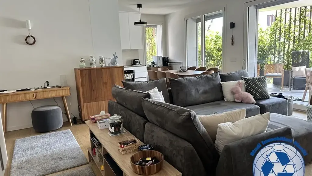 Soggiorno - Modern Apartment with Terraces in Monza