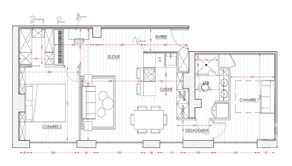 Plan - Appartement Charmant avec Cour dans le 11ème Arrondissement de Paris