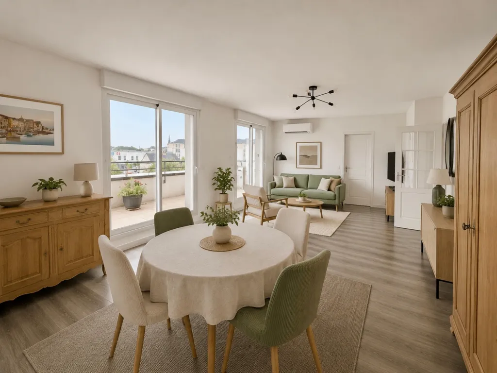 Salle à manger - Appartement Viager Occupé avec Balcon Sud-Ouest à Saint-