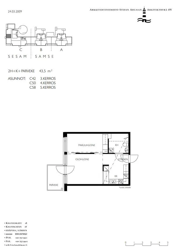 Seafront Apartment with Balcony in Toukola, Helsinki
