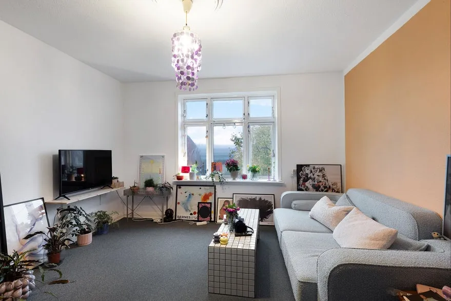 Séjour - Apartment Rental with Garden in Padborg Centre