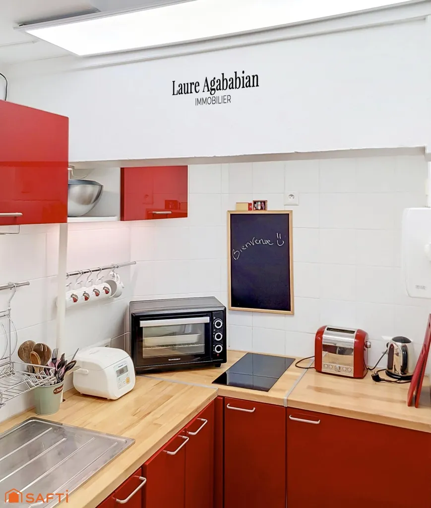 Cuisine - Appartement T2 Charme face au Parc Pic