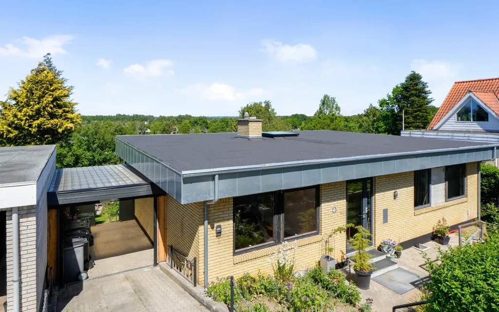 Vista aerea - Renovated Villa with Garden in Måløv