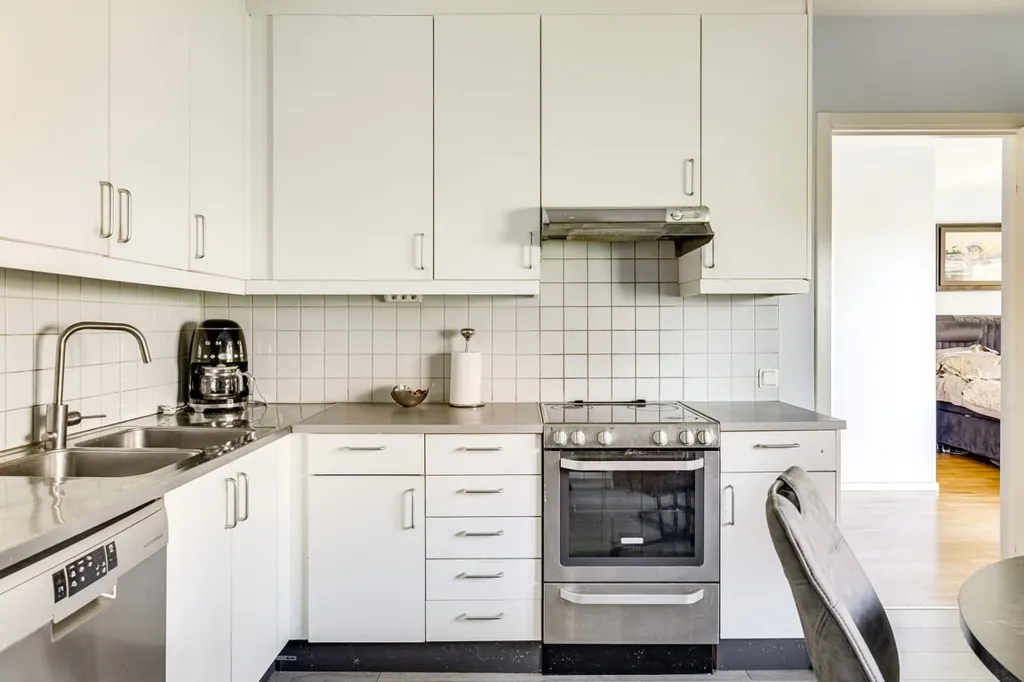 Kitchen - Apartment with Generous Balcony in Limhamn Bunkeflostrand