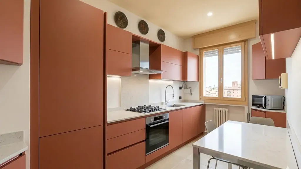 Köök - Third Floor Flat with Lift in Ferrara Centre