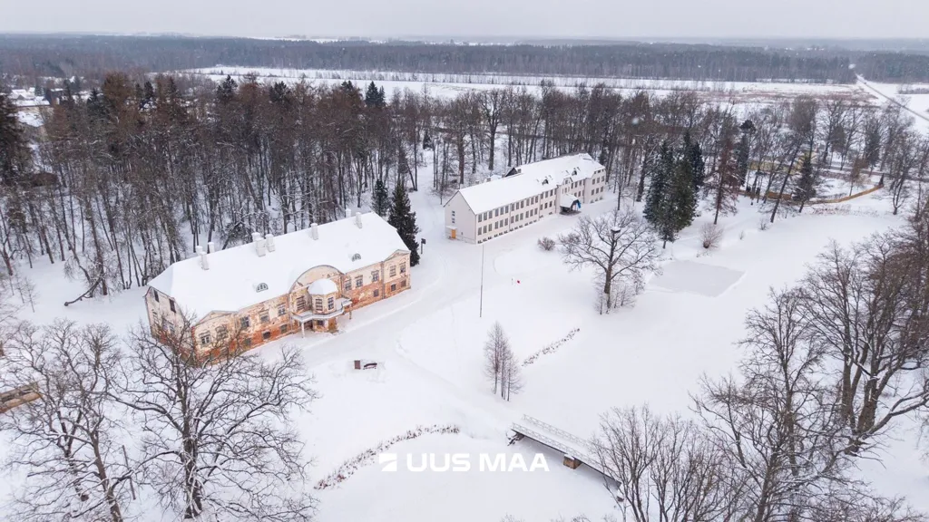 Õhuvaade - Renovated Apartment with Balcony in Ahja Centre