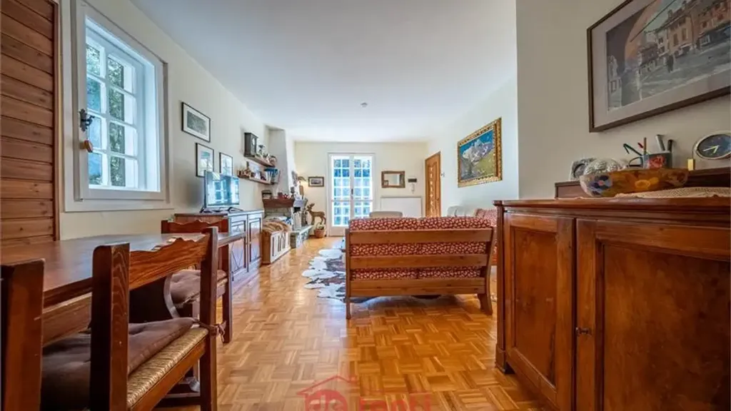Living Room - Apartment with Mountain View in Madesimo