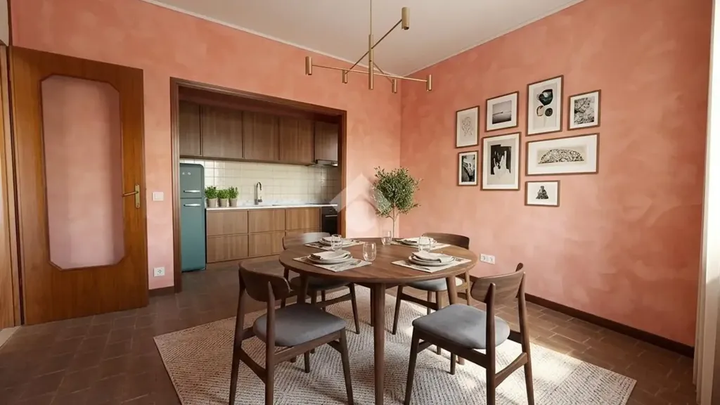 Salle à manger - Trilocale with Balcony in Verolanuova
