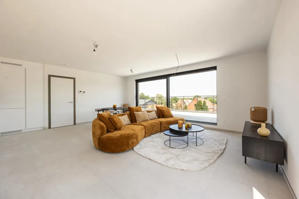 Living Room - Penthouse with Terrace in Zandhoven
