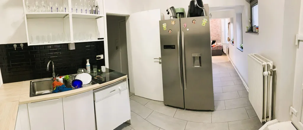 Cuisine - Appartement Récemment Rénové avec Terrasse à Liège