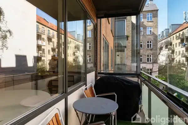 Balcon - Apartment with Balcony in Copenhagen N