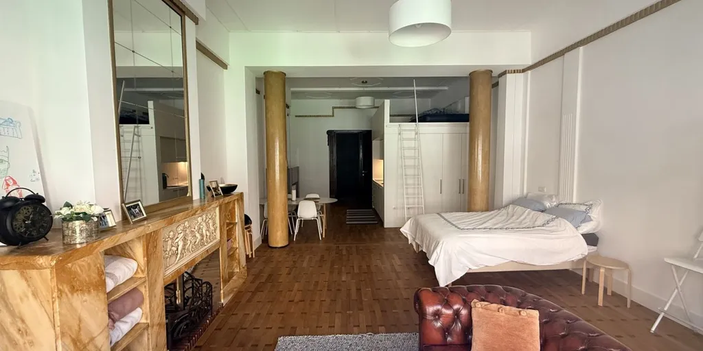 Schlafzimmer - Studio with Bondgenotenlaan View in Leuven