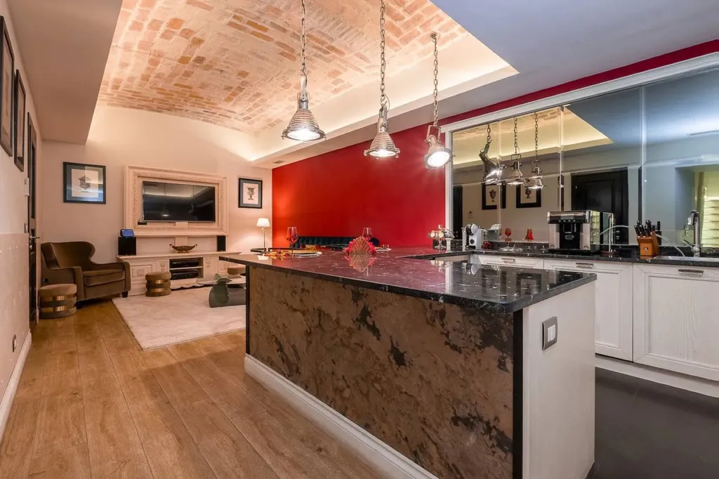 Cuisine - Apartment with Sauna in Central Rome