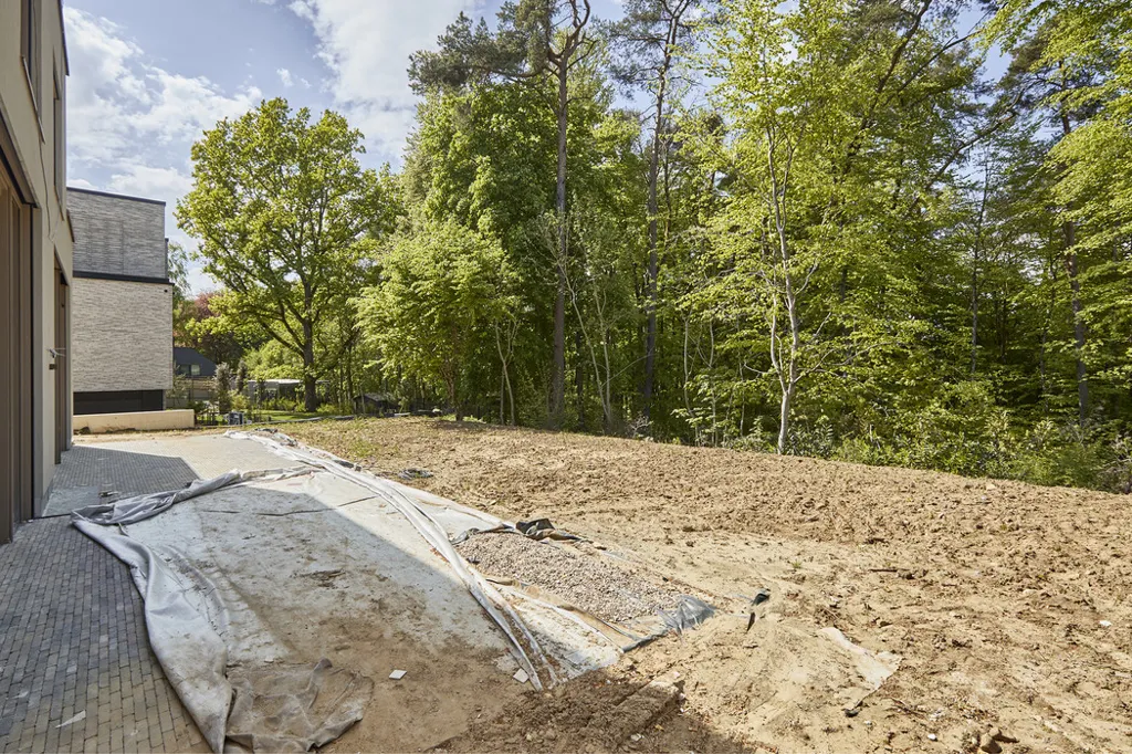 Extérieur - Maison Jumelée avec Vue sur Forêt à Bridel