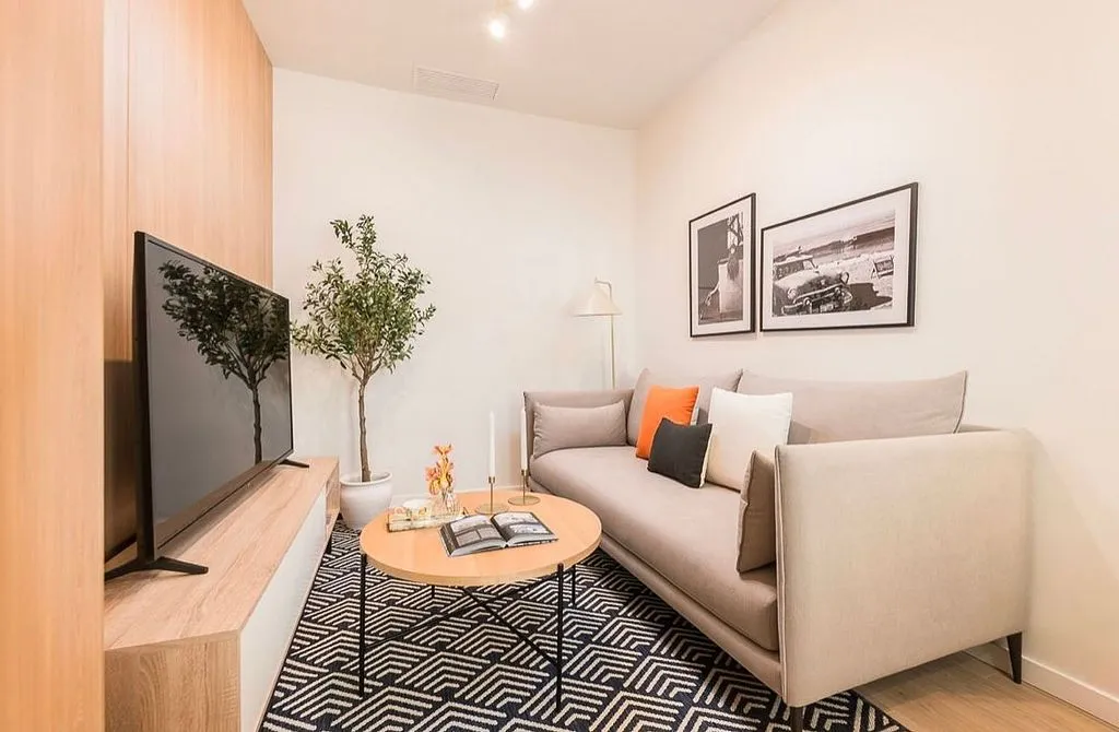 Séjour - Modernised Studio Flat in Chamberí, Madrid