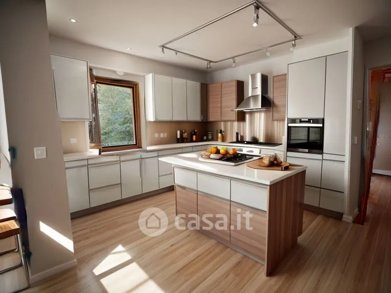 Kitchen - Penthouse with Panoramic View in Calcinaia