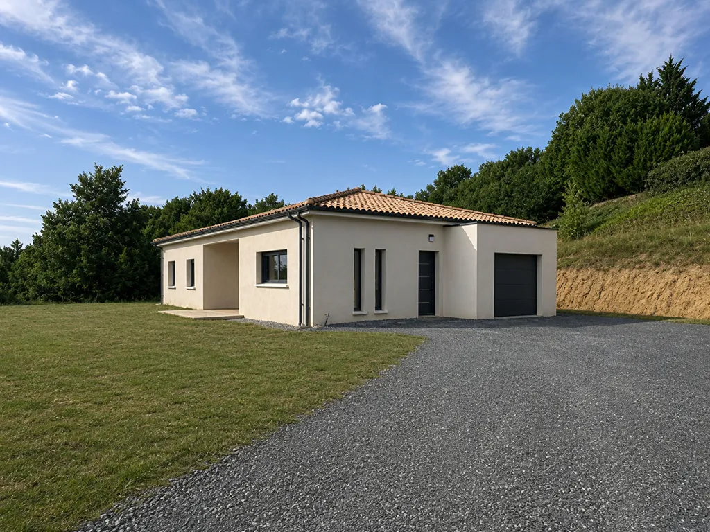 Välivaade - New Villa with Pyrenees View in Miramont d'Astarac