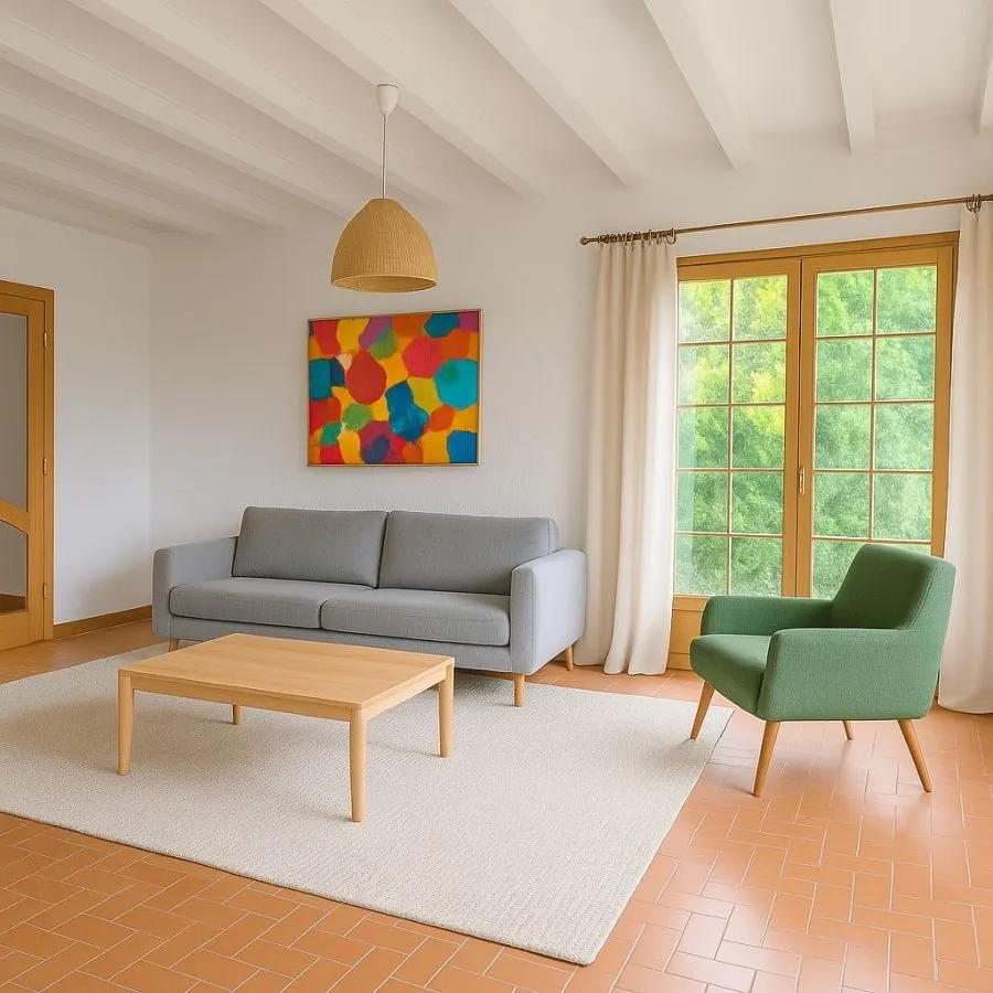 Soggiorno - House with Garden in Thoiry